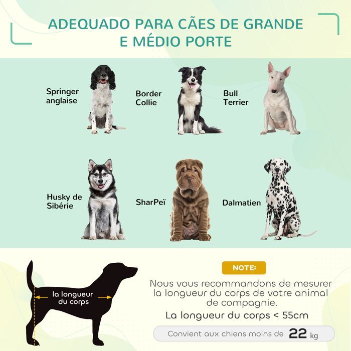 Honden-/kattenmand - PawHut - Extra Comfort - Op poten - Microgeperforeerd Textilene - 110 x 75 x 20 cm - Zwart