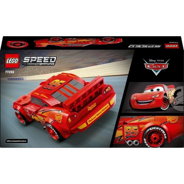 LEGO Speed Champions 77255 Flash McQueen - Jouet Voiture Rouge - Garçon ou Fille dès 9 ans