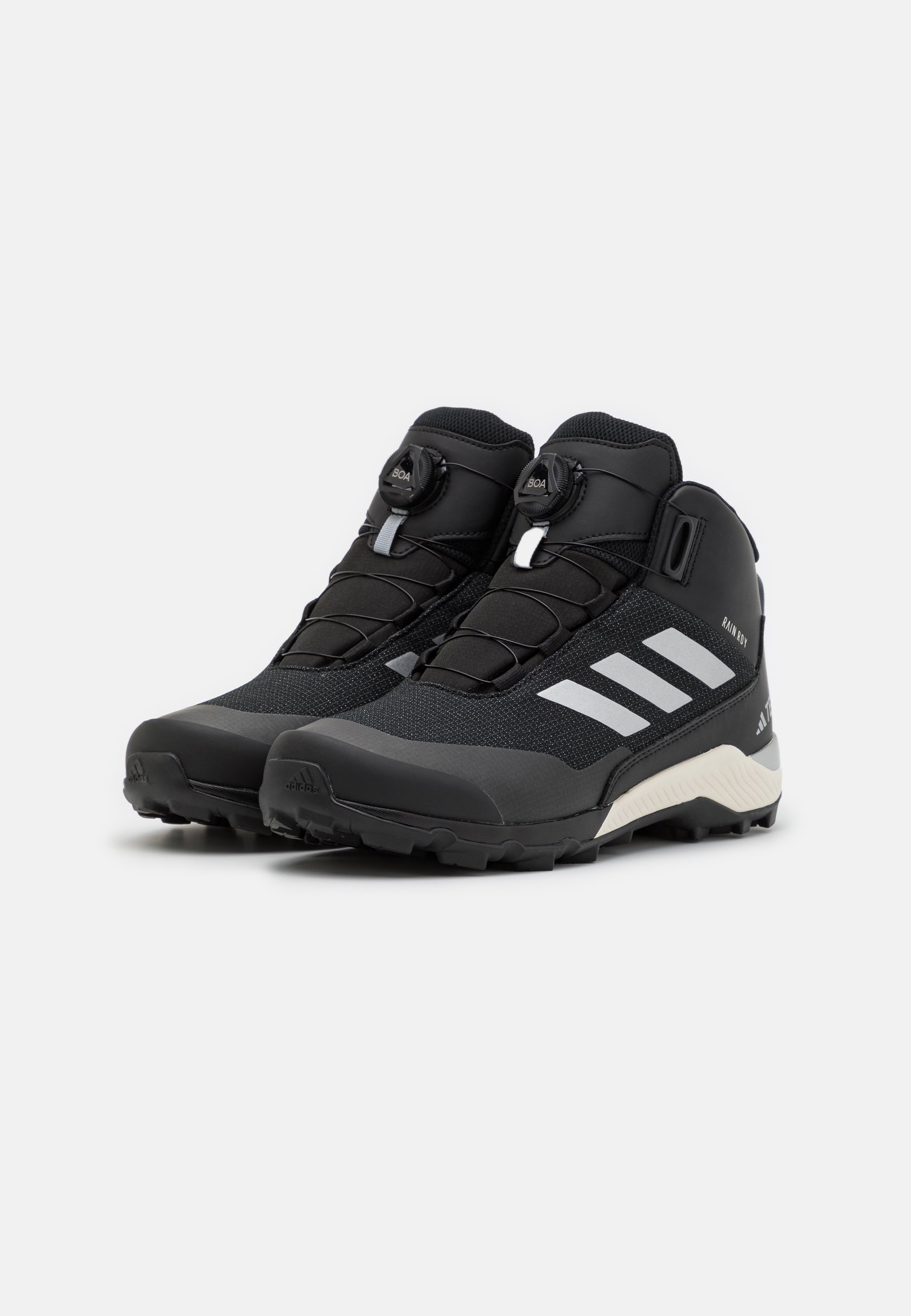 Adidas Terrex TERREX BOA UNISEX - Wanderschuhe - Core Black/Silber Metallic