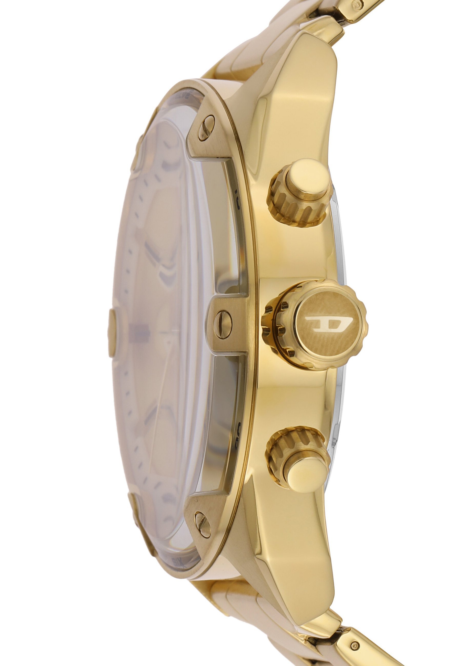 Diesel SPIKED - Chronograafhorloge - volledig goudkleurig