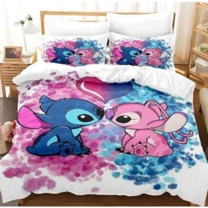 Parure de lit Enfant JINDING P3 140x200 cm 2 Personne Comprend 3D housse de couette taie d'oreiller Convient 90x190/200cm