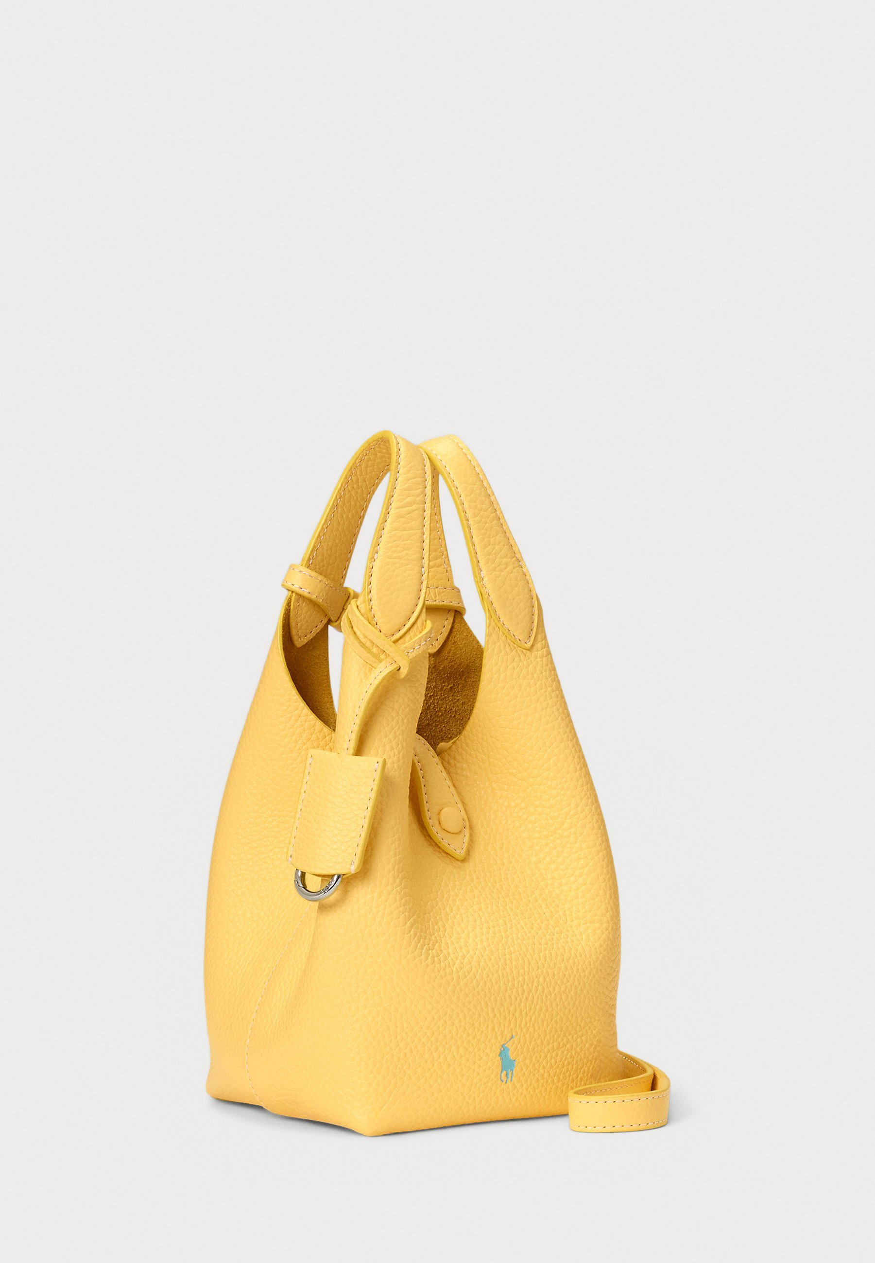 POLO PLAY LEATHER SMALL TOTE & CROSSBODY - Käsilaukku - blackPolo Ralph Lauren