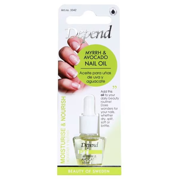 „Depend“ miros ir avokado nagų aliejus<br>8ml