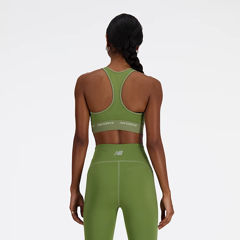Biustonosz sportowy Femme NB Sleek Medium Support – CIEMNY OLIVINE