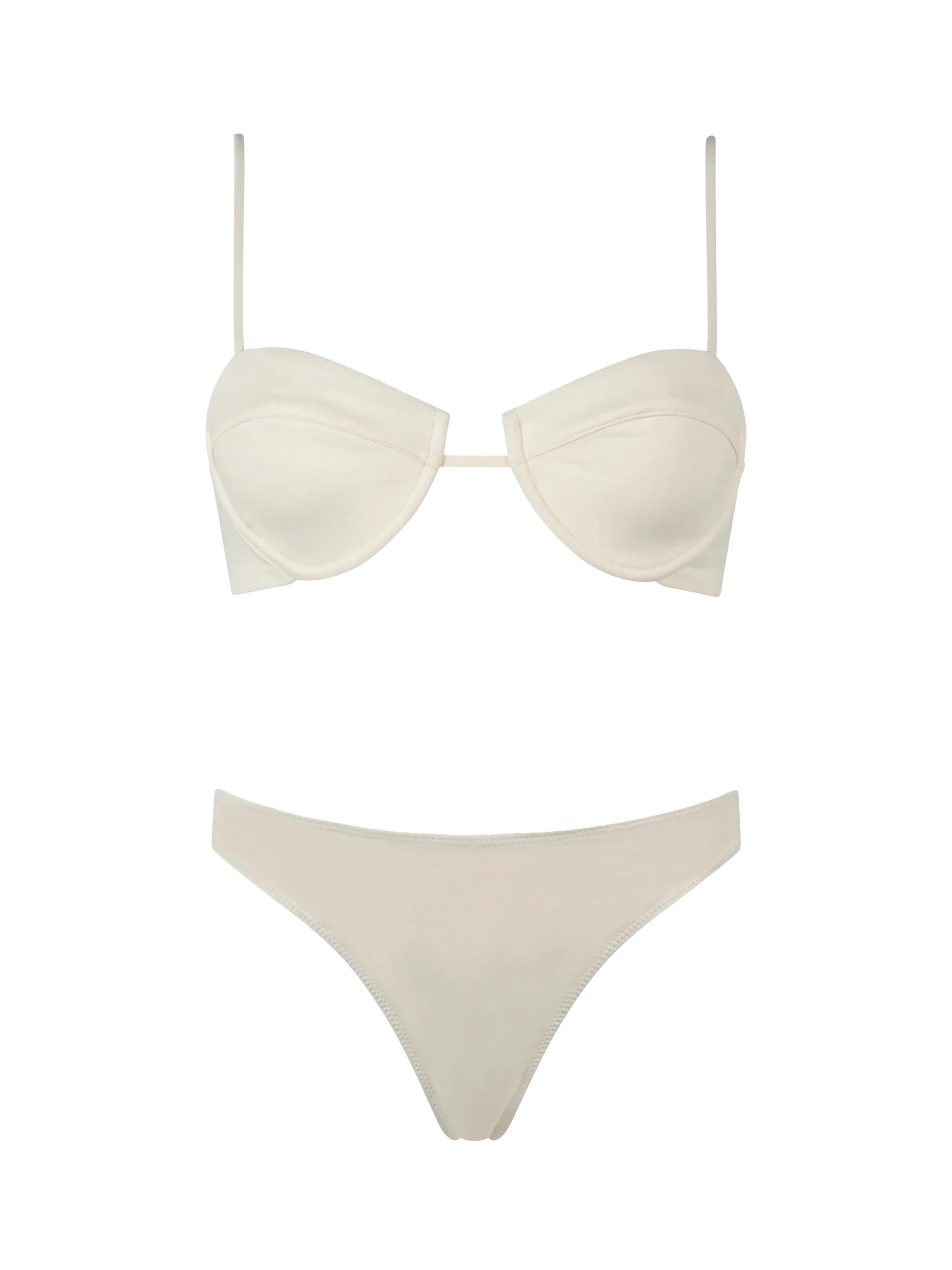 Salina Lido Off-White Bralette Bikini met beugel voor dames
