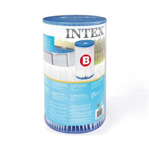 Cartucho de filtro para piscina Intex tipo B