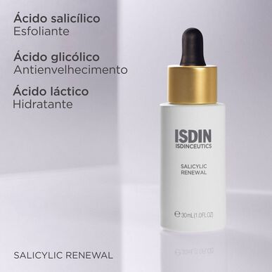 Isdin Salicylic Renewal Serum Salicylic Acid Facial Serum Anti-urenheter for fet hud