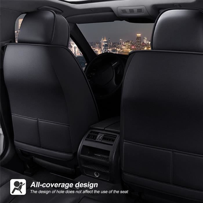 Capas para bancos de carro - JOYFAN - Universal - Couro sintético - Bege - Fácil instalação