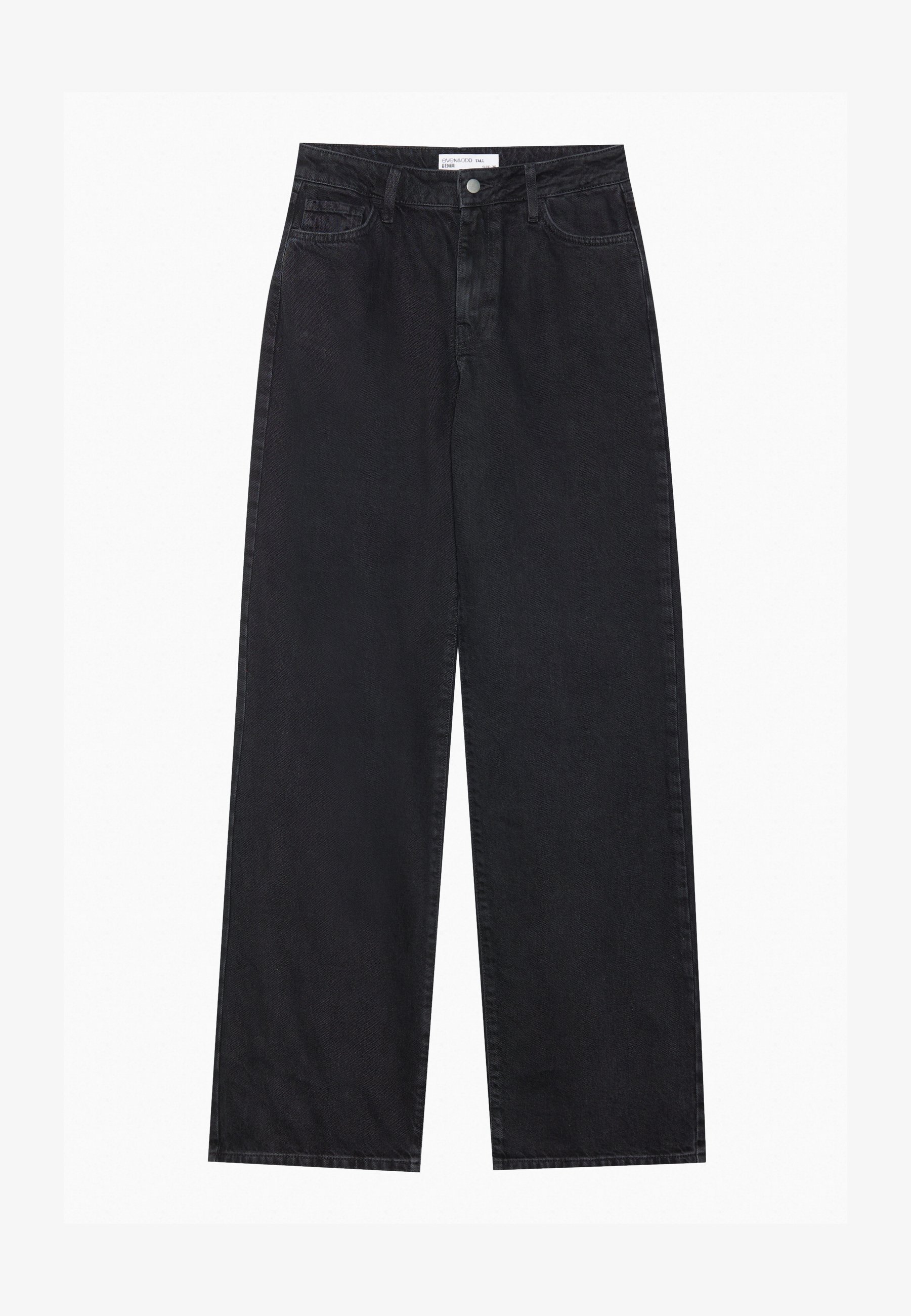 Even&Odd Tall Relaxed Fit Jeans – schwarzer Denim