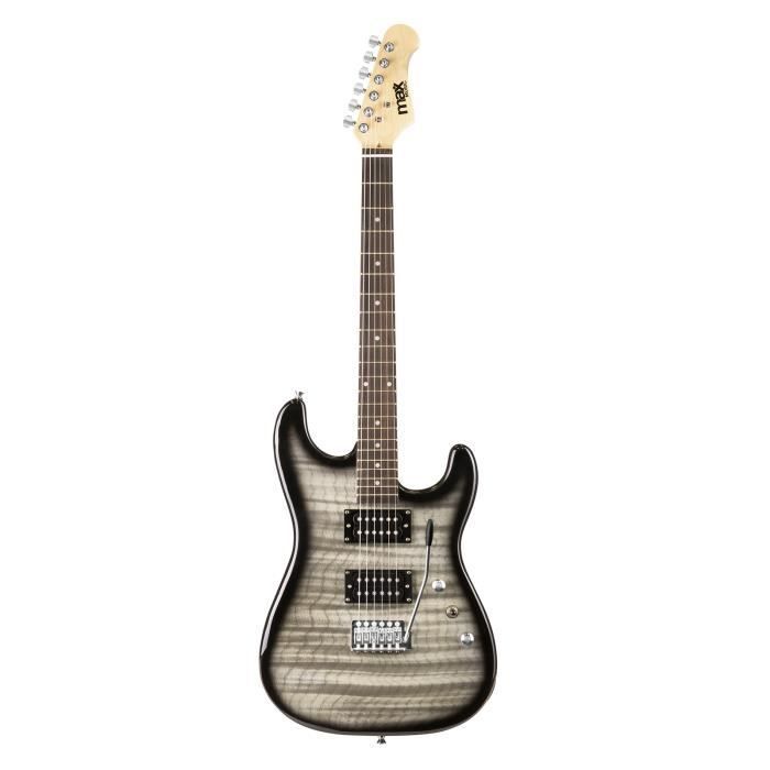 Elektrische gitaarpakket - MAX - Superstrat - 40W versterker - Complete accessoires - Beginners