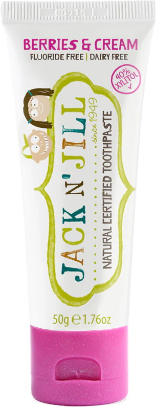 Pasta de dente Jack N' Jill, pasta de dente natural para crianças.