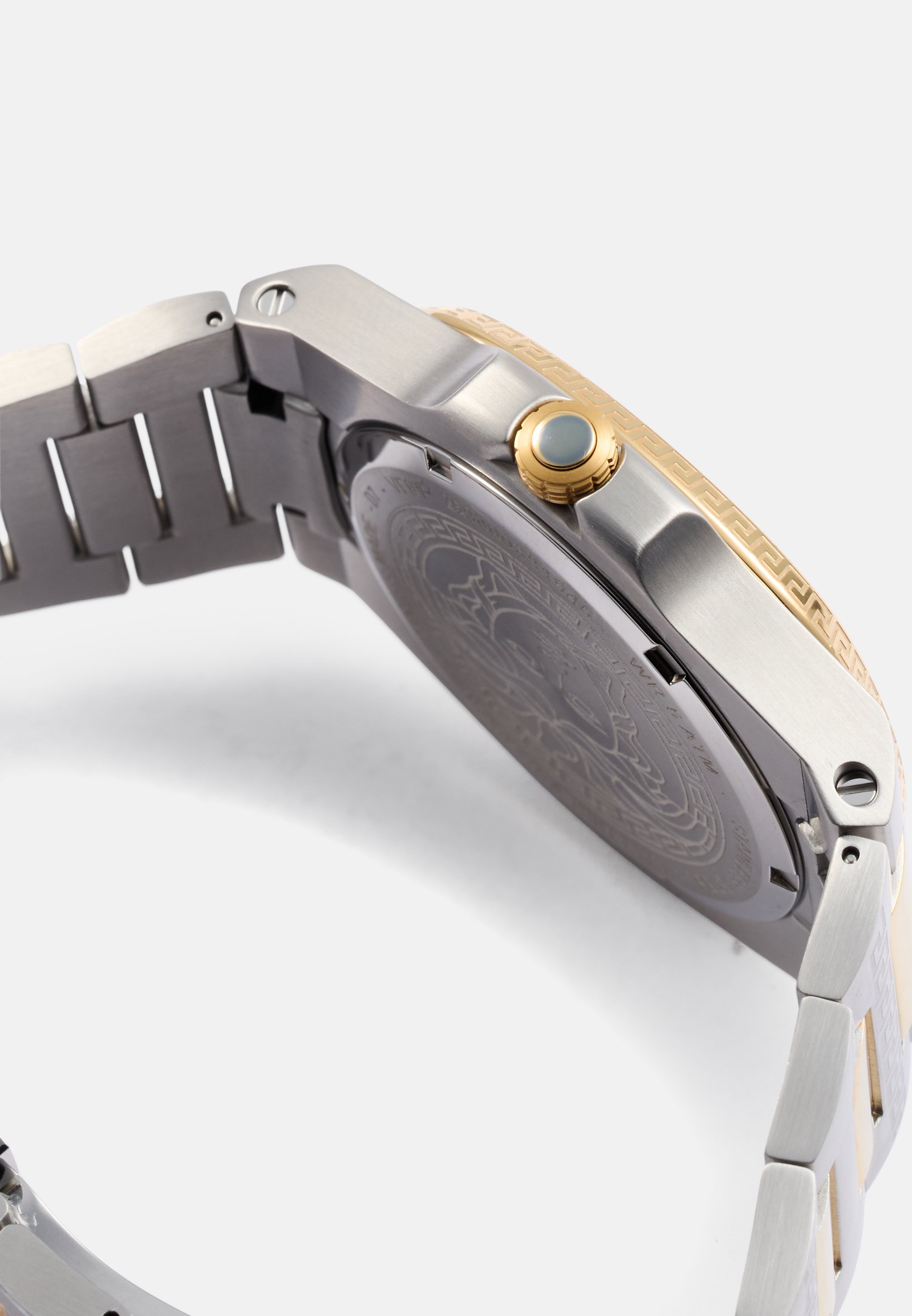 Versace TOLOMEO - Horloge - zilverkleurig/goudkleurig