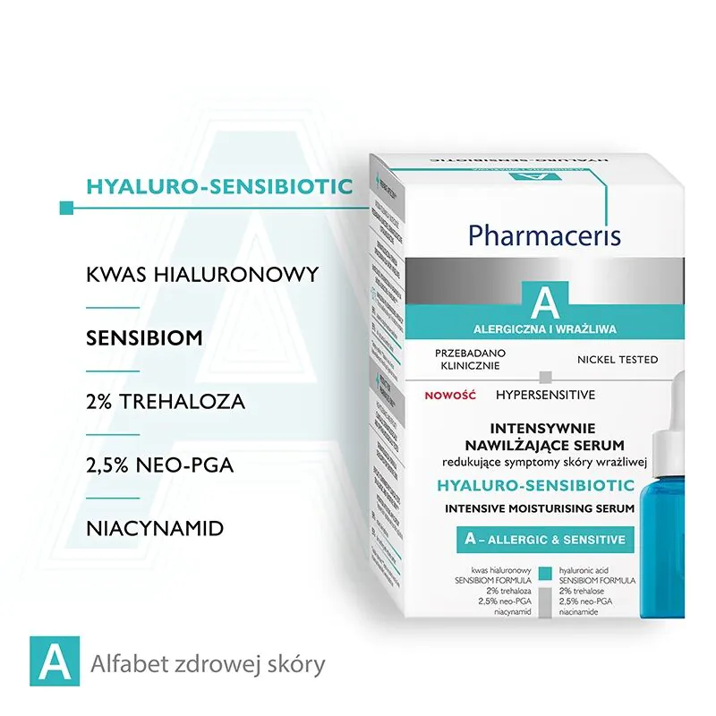 Pharmaceris A Hyaluro-Sensibiotic Intensywnie nawilżające serum