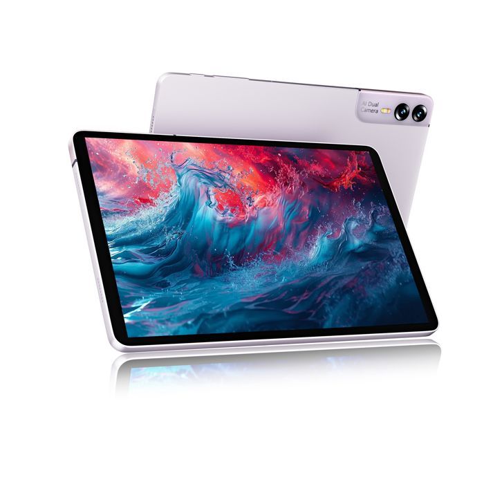 11-inch touchscreen tablet, Android 14 tablet, 16GB RAM 512GB ROM, IPS 2560*1440 HD, 10,000mAh, Type-C, Purple.