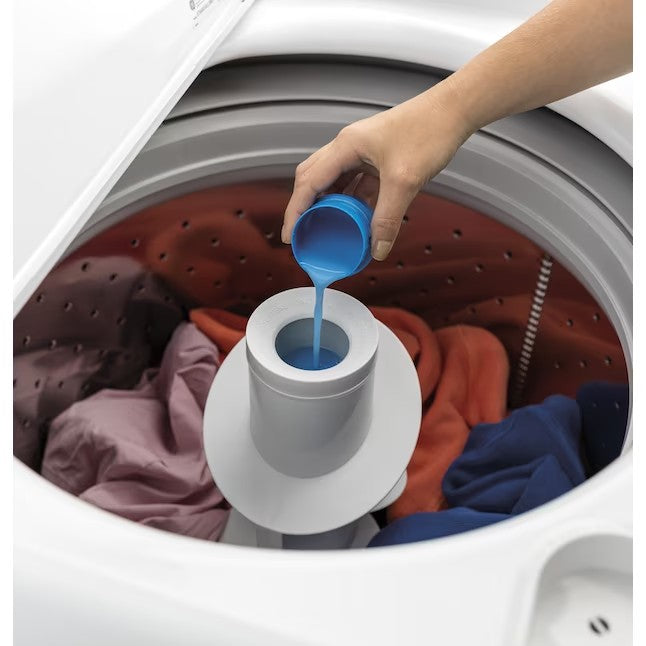 Πλυντήριο ρούχων με αναδευτήρα GE 4,2 κυβικών ποδιών (λευκό)