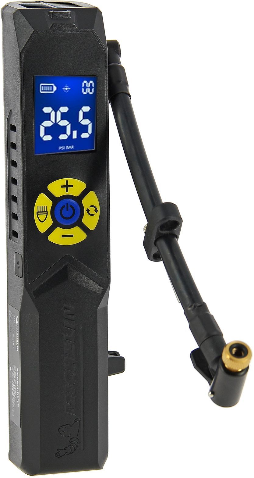 Mini compressore senza fili - MICHELIN - Pompa elettrica - Manometro digitale - 10 bar - Ricaricabile tramite USB