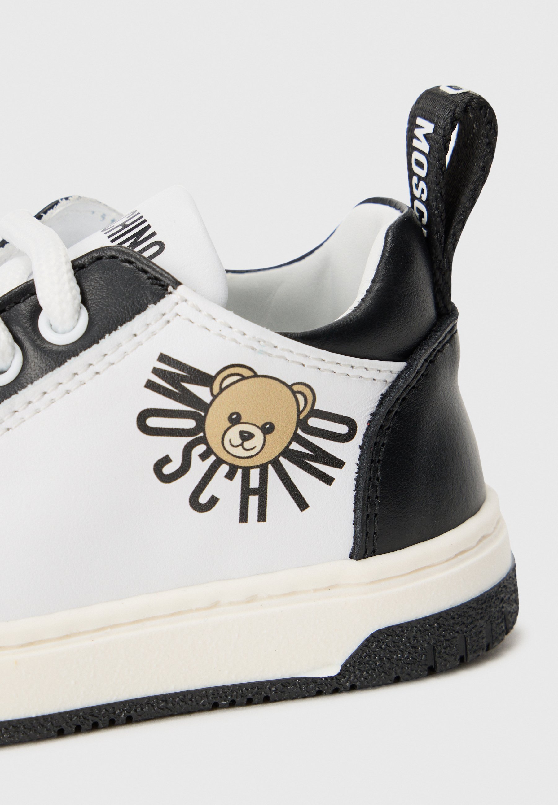 MOSCHINO UNISEX - Edzőcipő - fekete/fehér