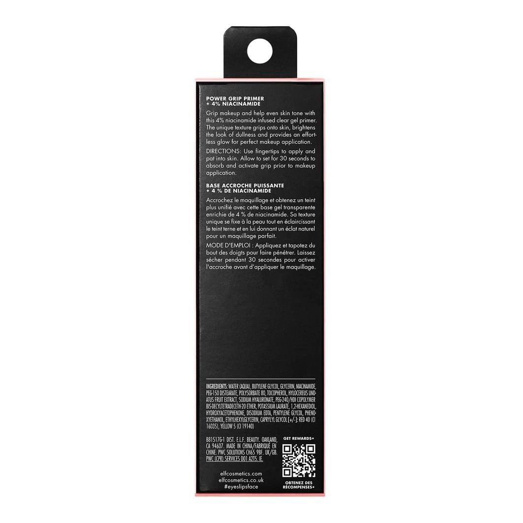 „elf Cosmetics Primer Power Grip“ makiažo pagrindas su niacinamidu – 24 ml