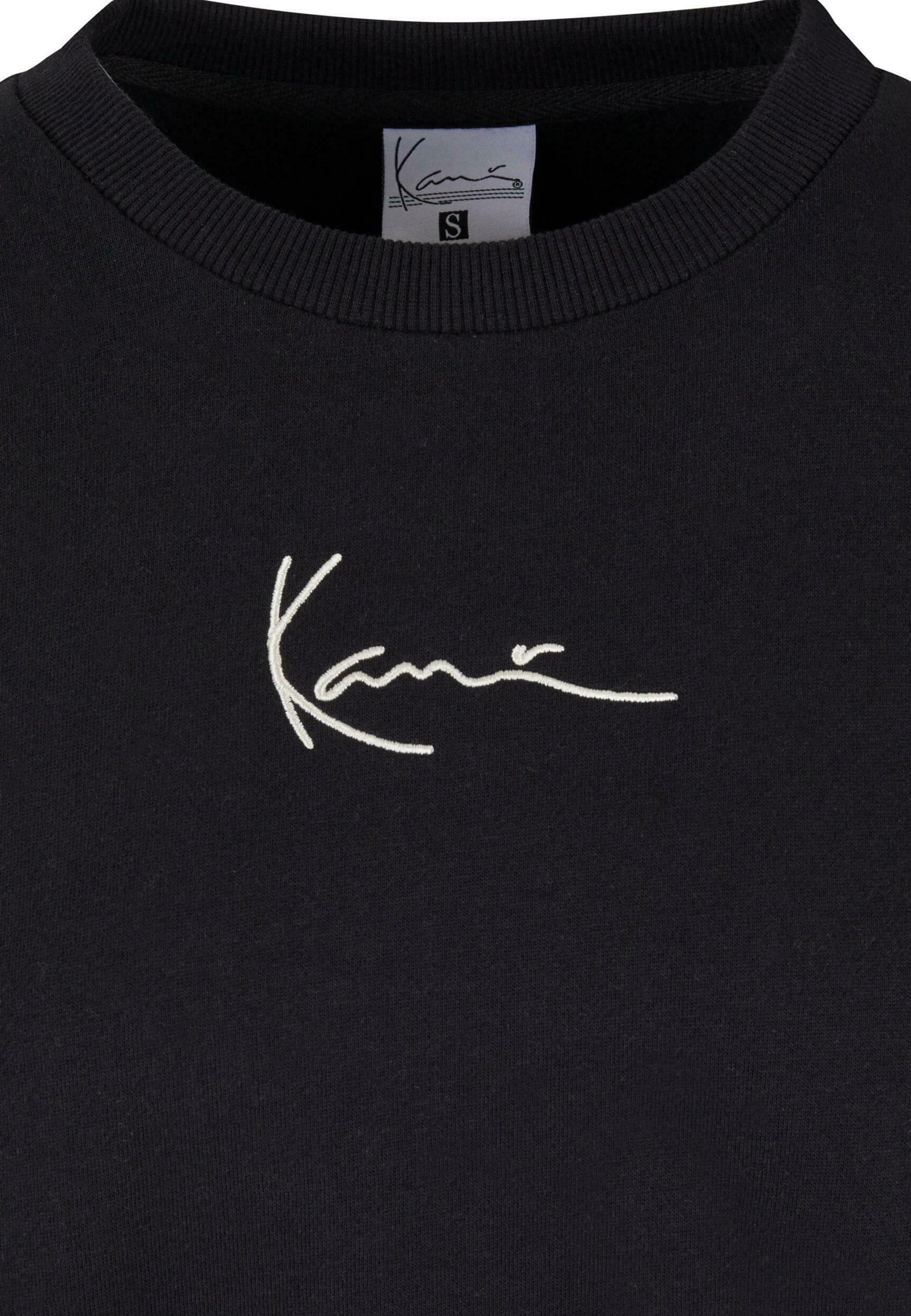 Karl Kani SMALL SIGNATURE DINER CREW - Sweatshirt - zwart