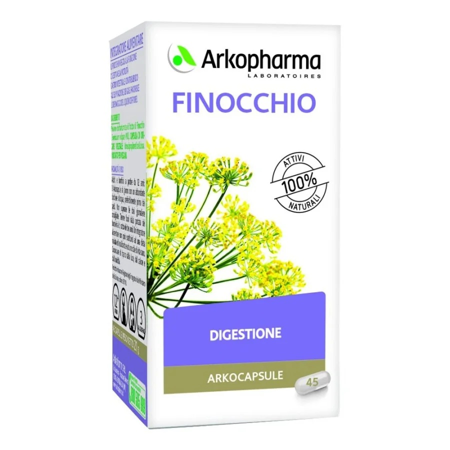 Arkopharma gélules de fenouil 45 contre les flatulences
