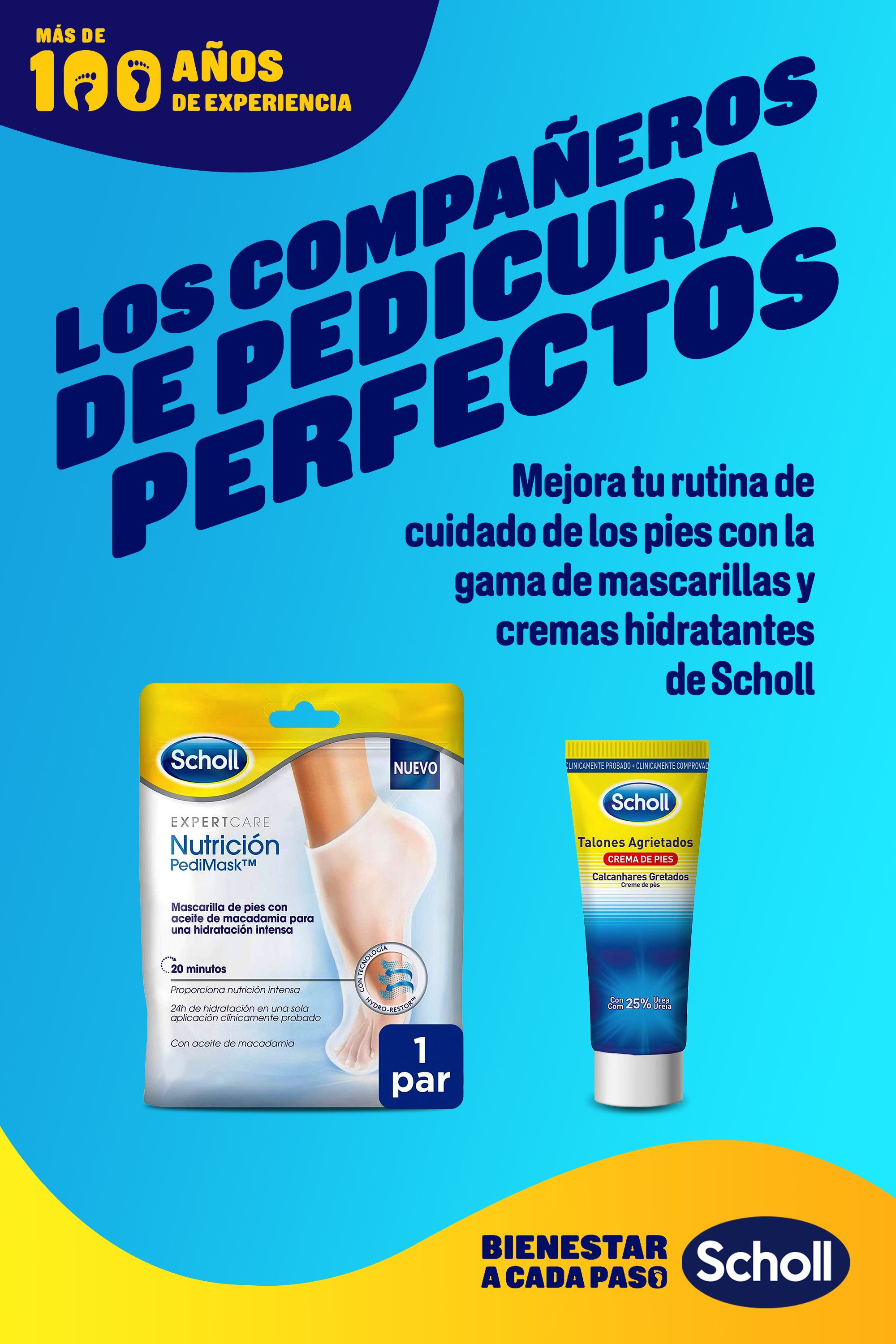 Exfoliačná maska na päty od Expert Care Starostlivosť o nohy a chodidlá