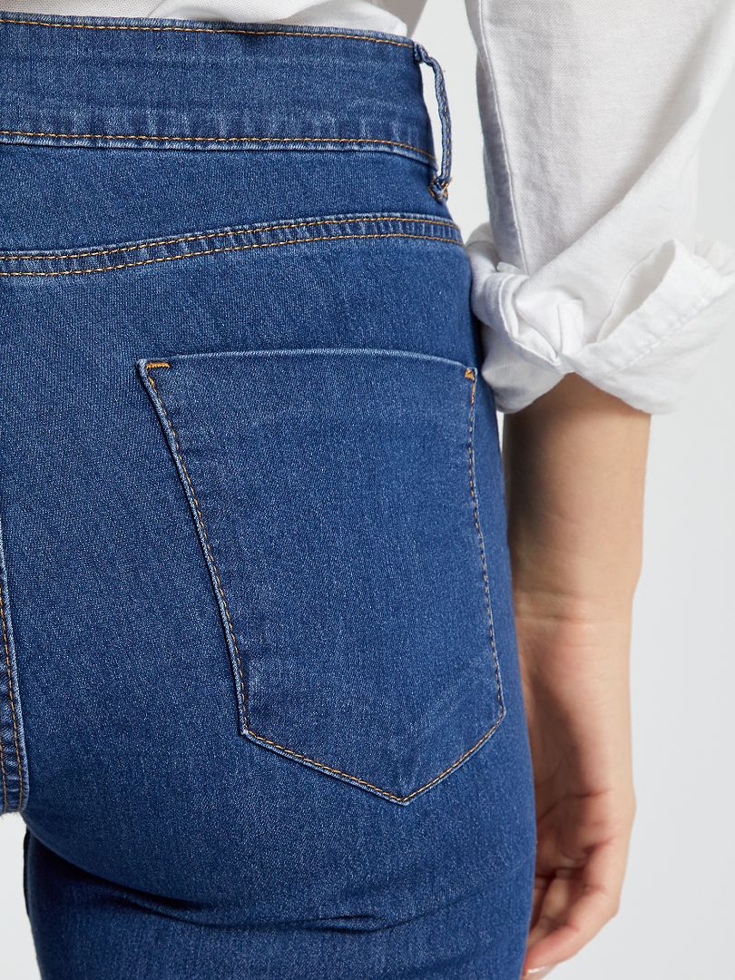 Calça Jeans Skinny Stretch - Cor Pedra