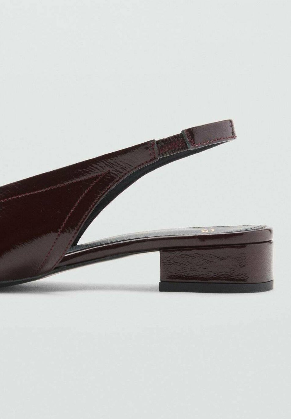Mango BLOCK HEEL - Klassieke hakken - bordeaux