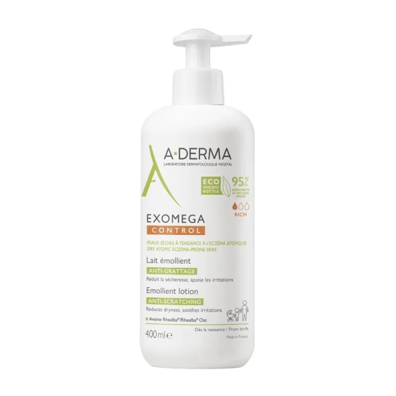 ADERMA Aderma Exomega Control verzachtende melk 400 ml verzachtend en voedend