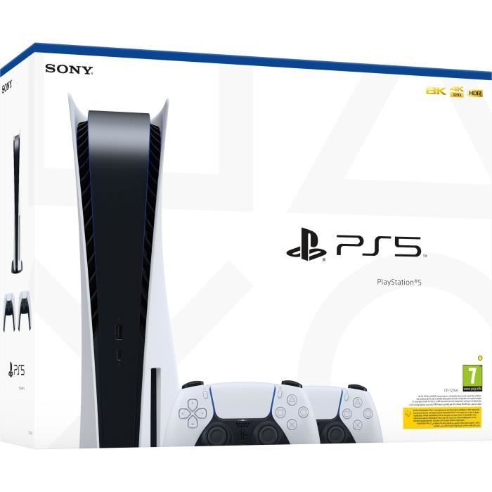 PlayStation 5 Standard Console + 2nd White DualSense Controller