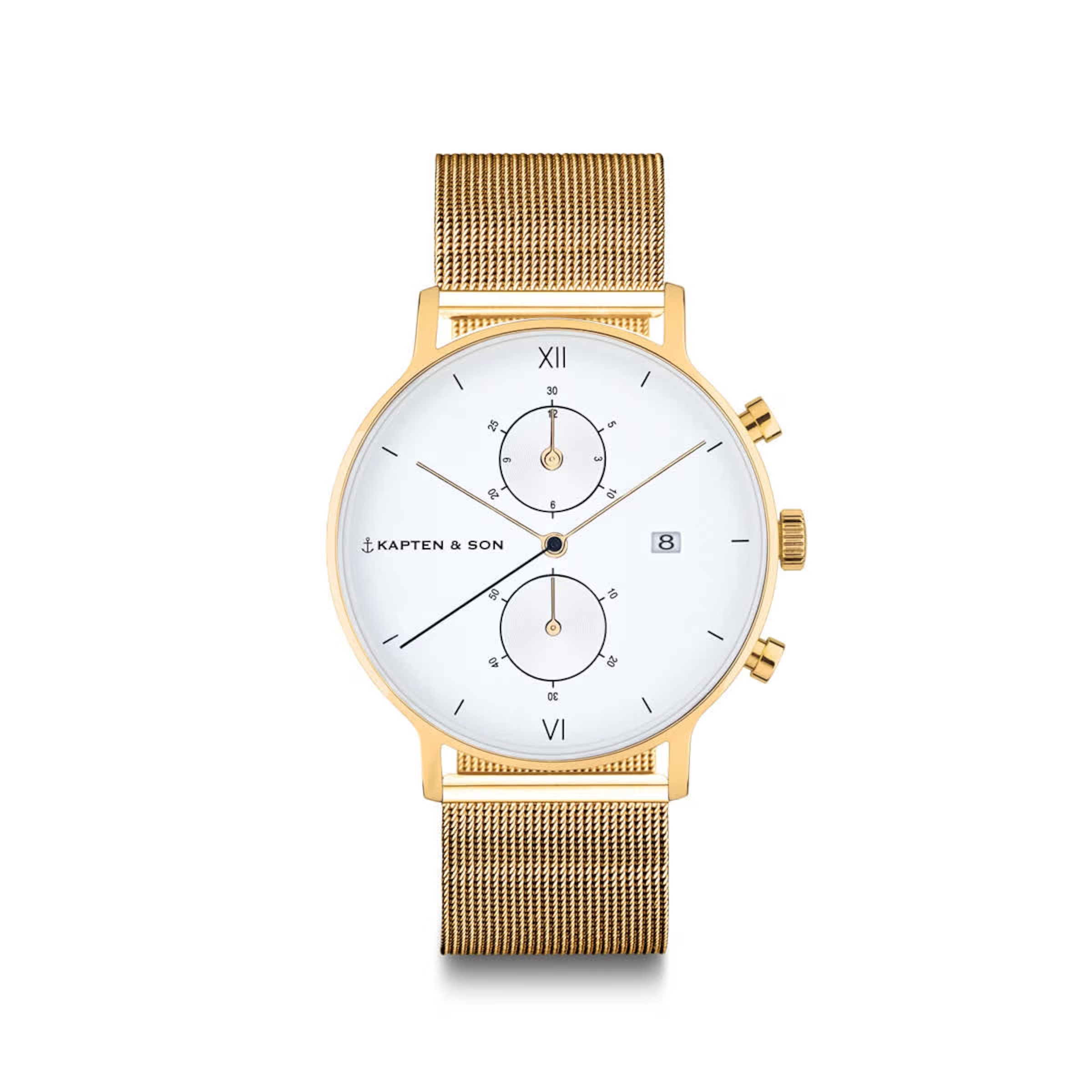 Chrono Small Gold Mesh