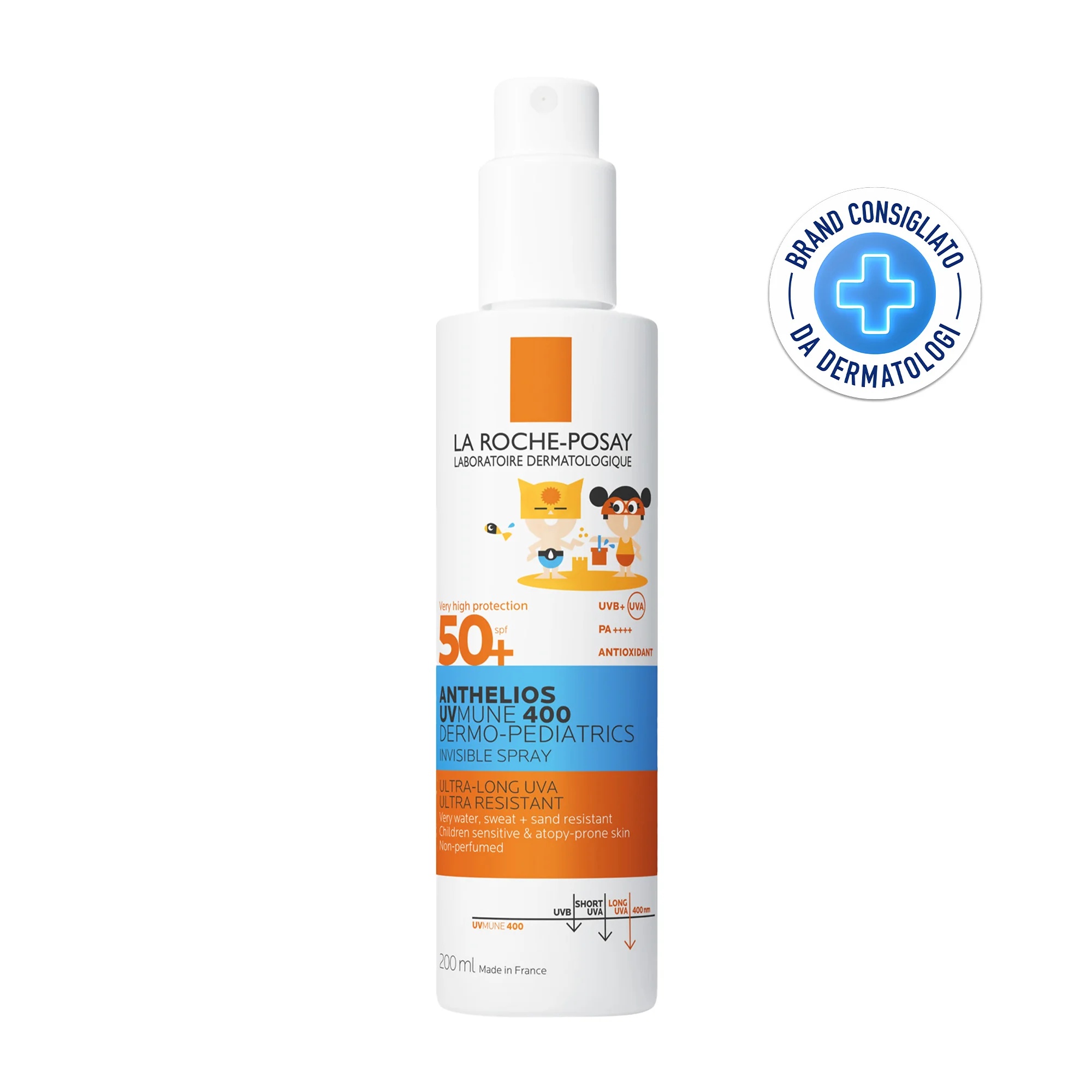 LA ROCHE POSAY La Roche Posay Anthelios Spray Uvmune Child SPF50+ 200 ml Protección solar dermopediátrica