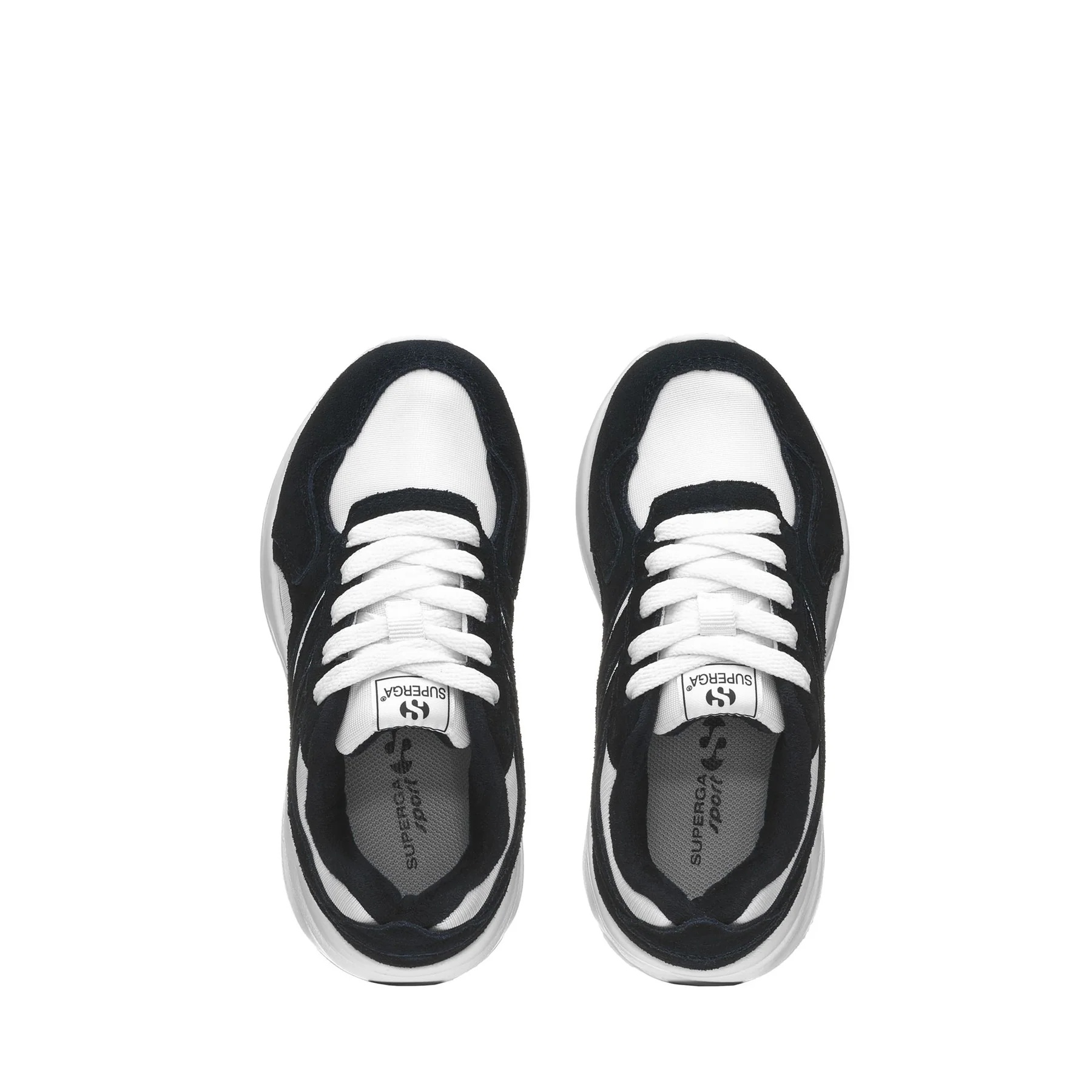 4073 KIDS TRAINING POLY SUEDE-WHITE-BLUE NAVY