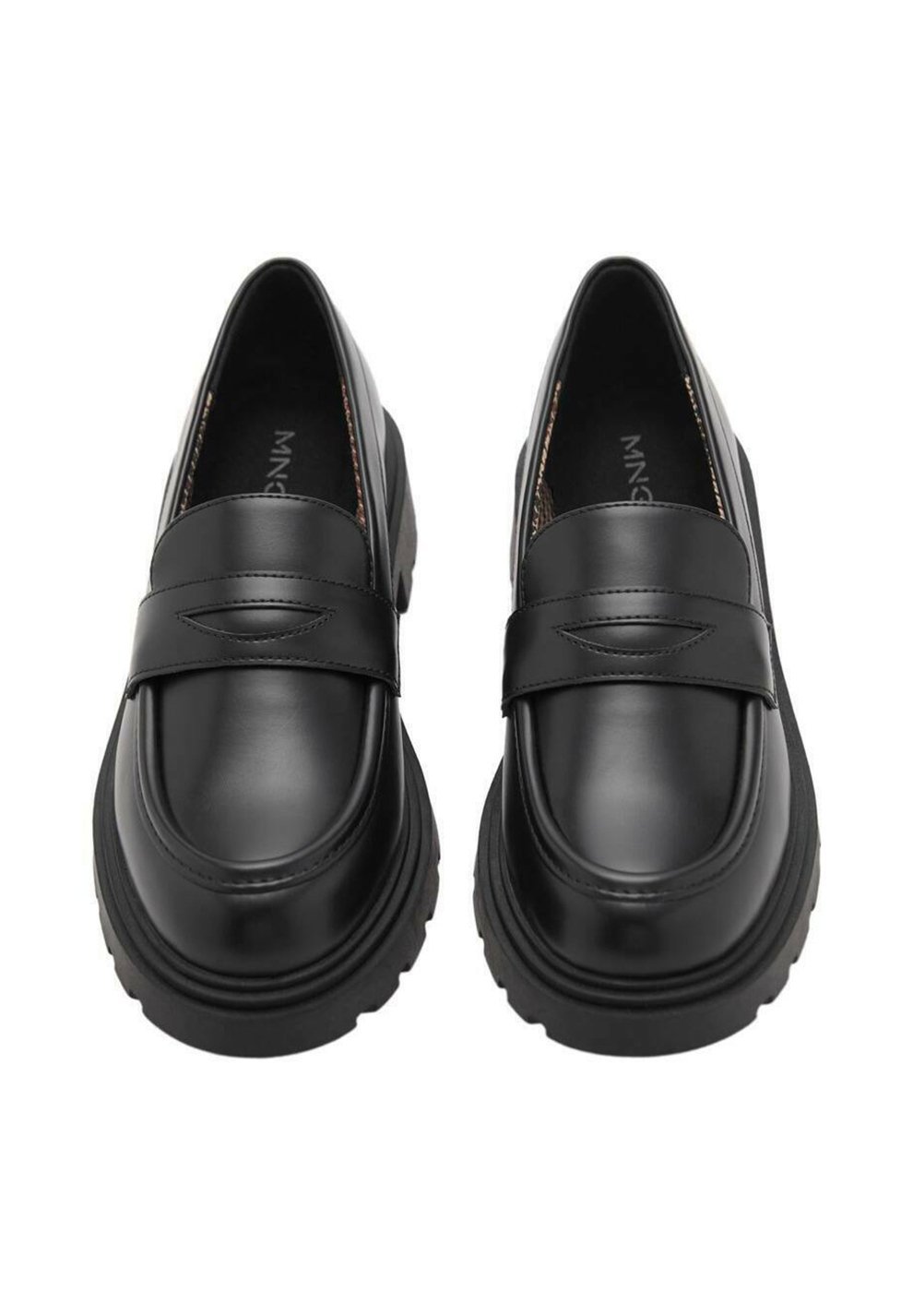 Mocassins Mango Kids pour adolescents - Mocassins à enfiler - Noirs