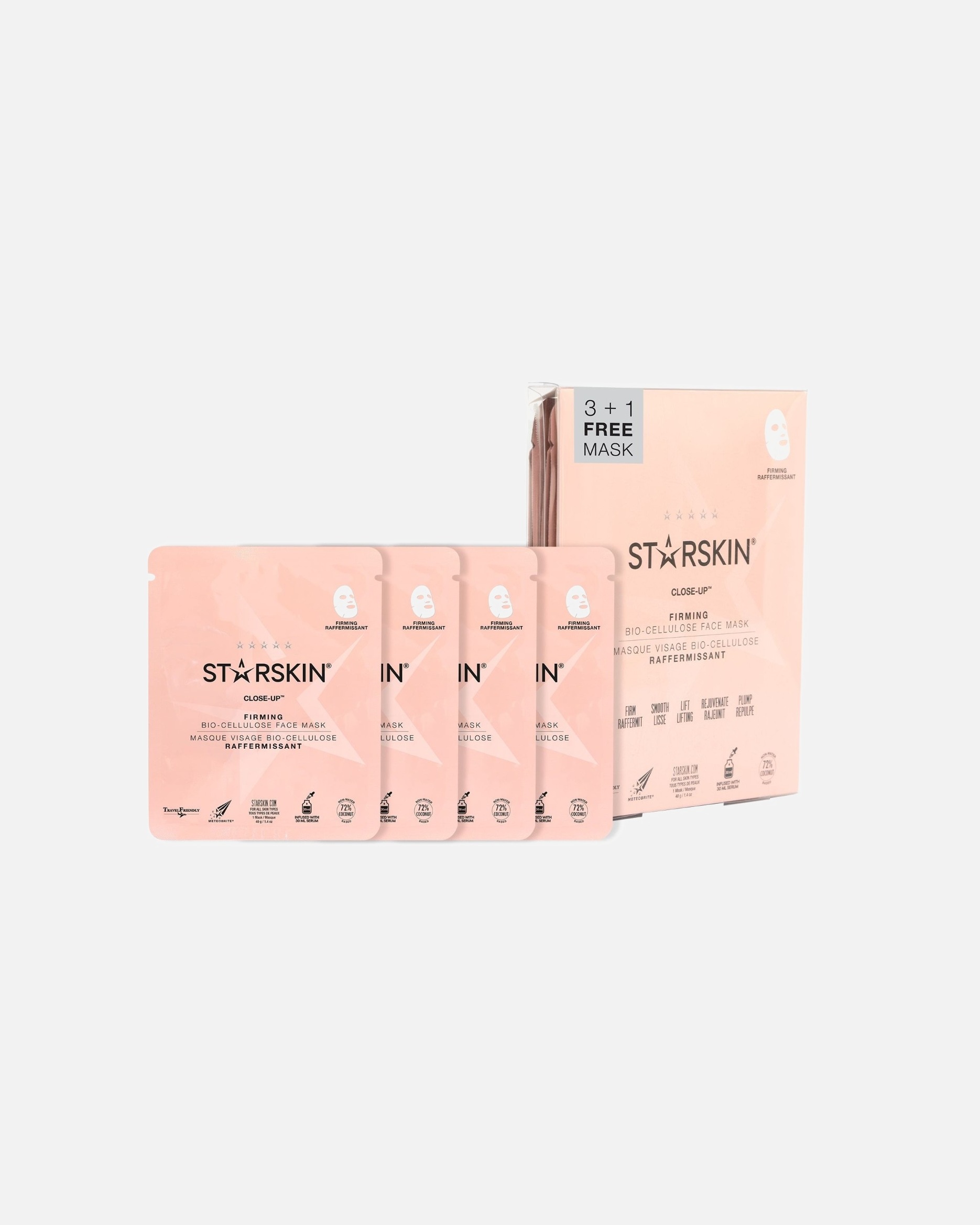 STARSKIN® Maske za lice izbliza, pakiranje od 3+1 -