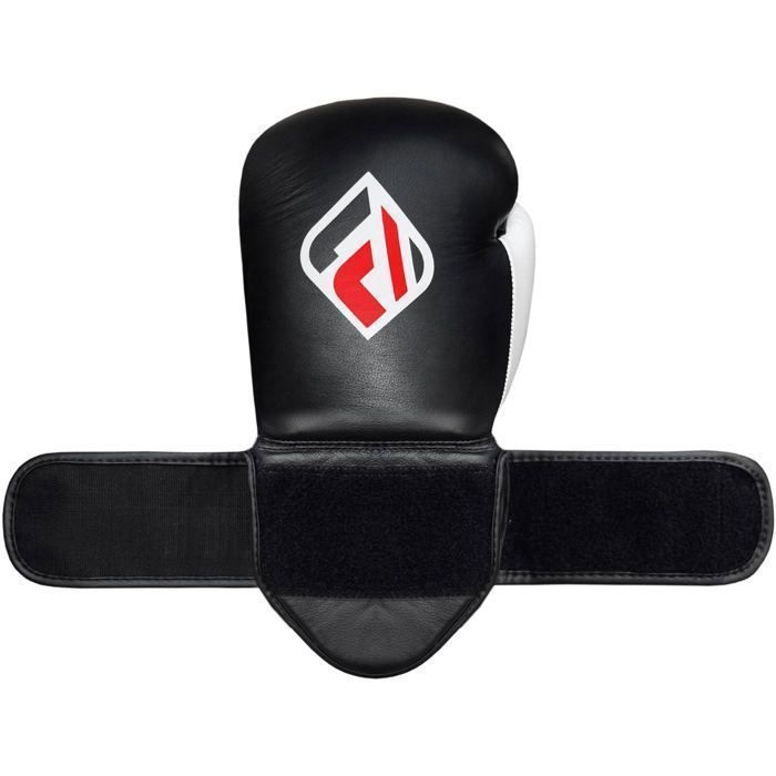 Gants de Sac - Noir - Farabi Sports , Gants de combat Pour boxe Thai, Sparring, et L'entrainement 14 OZ