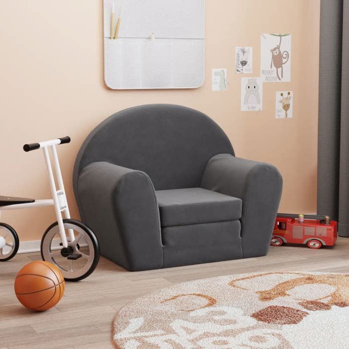 vidaXL Children's Sofa Bed, Mini Sofa with Removable Cover, Toddler Sofa, Children's Bedroom Furniture, 356994
