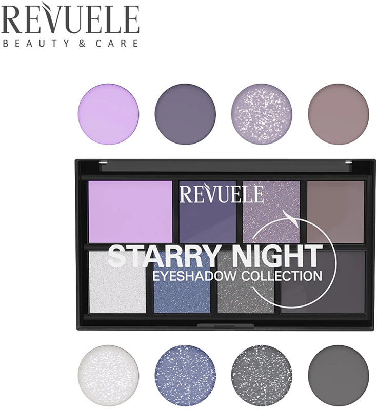 Paleta očných tieňov Revuele Eyeshadow Collection