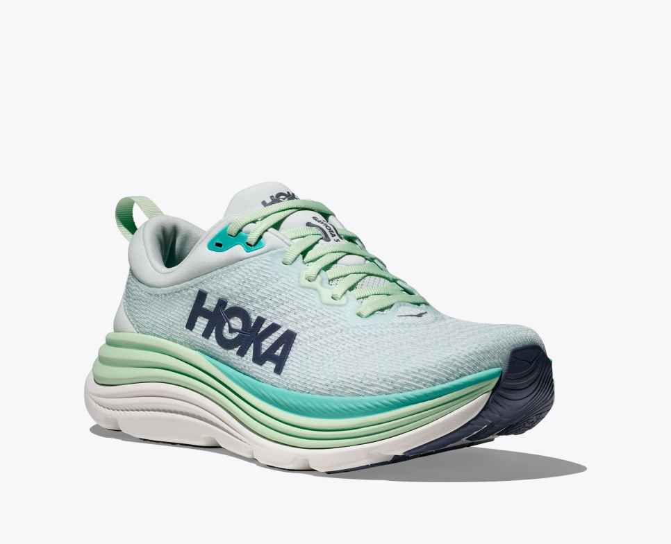 HOKA Gaviota 5 Sneeuwmelt / Cielo Blauw
