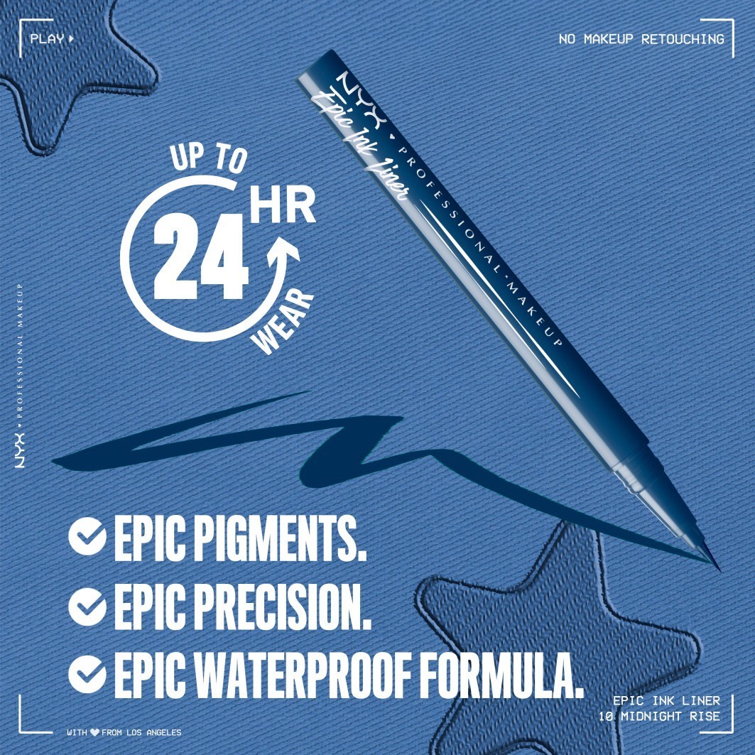 NYX Professional Makeup acu zīmulis Epic Ink Liner - 1 ml