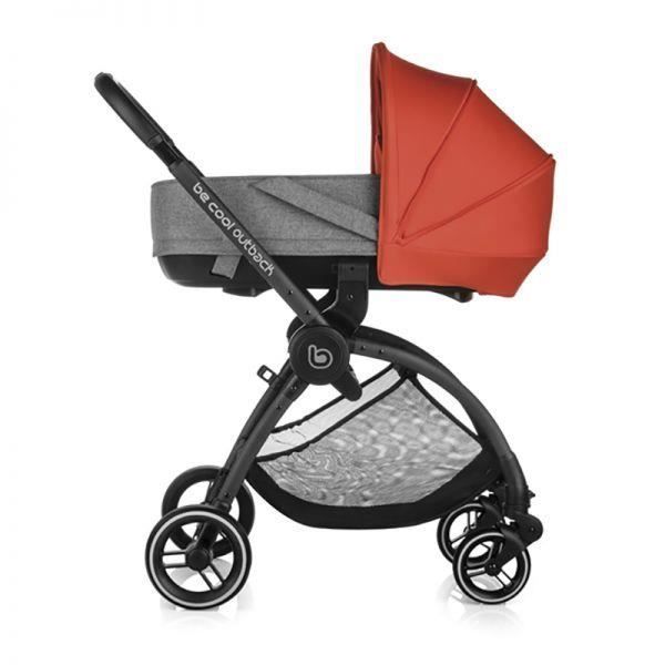 Berço Be Cool Be Solid Be Black para carrinho de bebê - preto