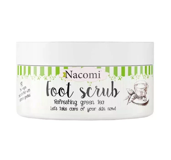 Nacomi Foot Scrub peeling cukrowy do stóp Herbata 125 g