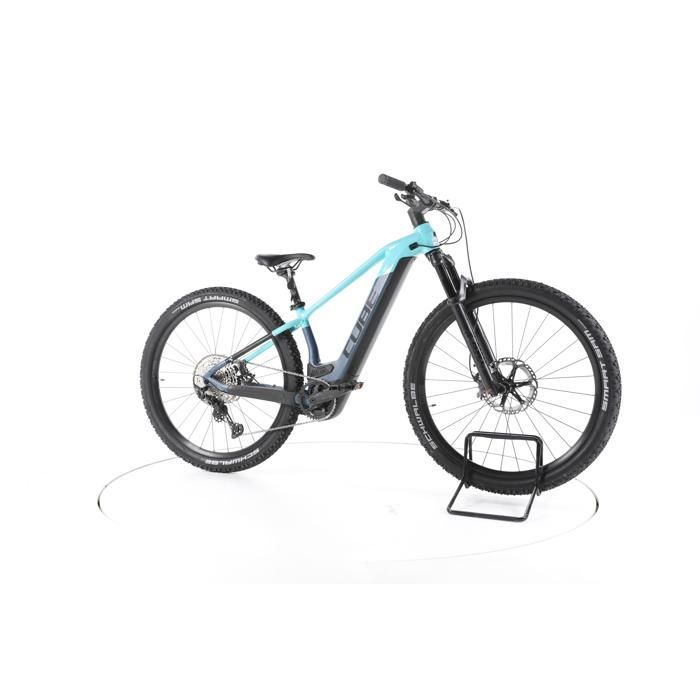 Bicicleta elétrica - Cube Reaction Hybrid SLT - azul - Bicicleta elétrica de montanha rígida - Bosch 625 Wh Recondicionada
