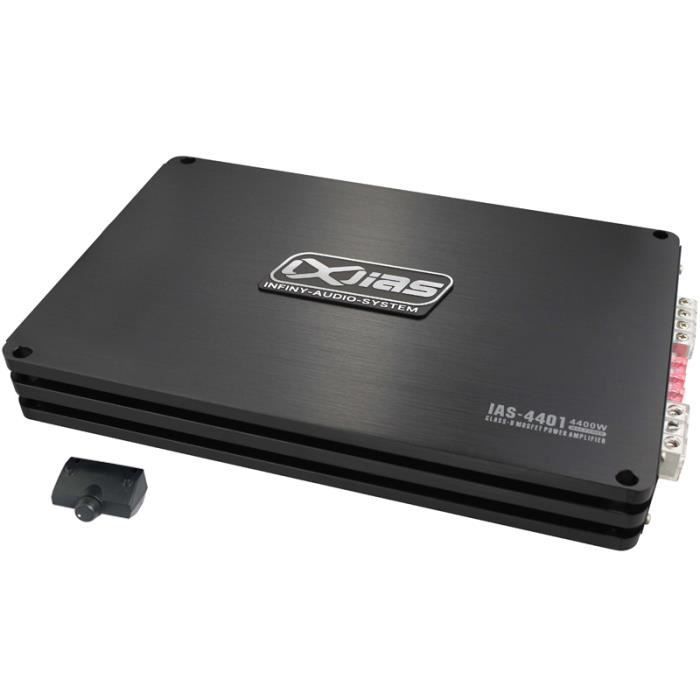 Amplificateur monocanal - INFINY - IAS-4401 - 3000W RMS - Linkable - Noir