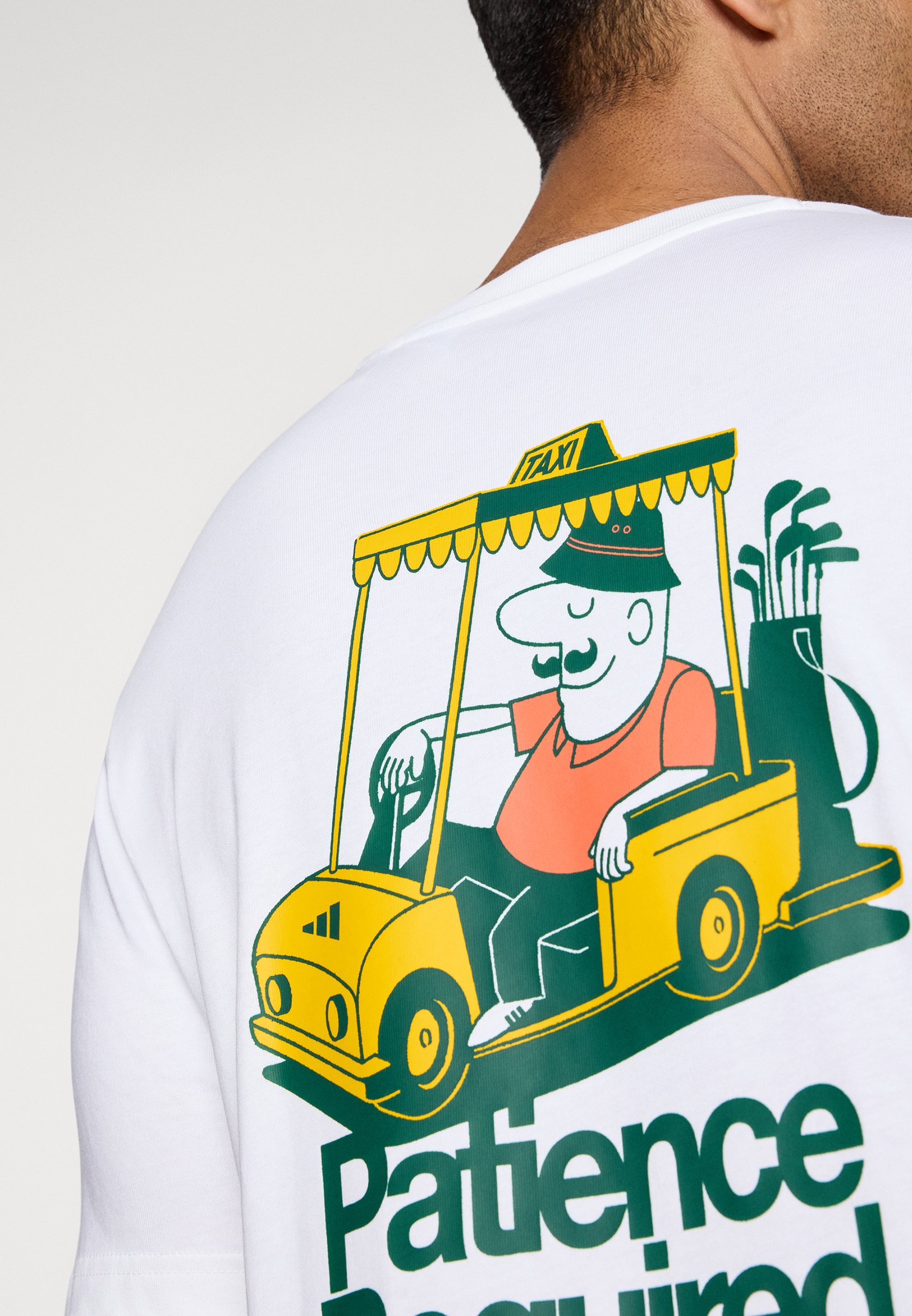 adidas Golf CHIP - T-skjorte med print - white