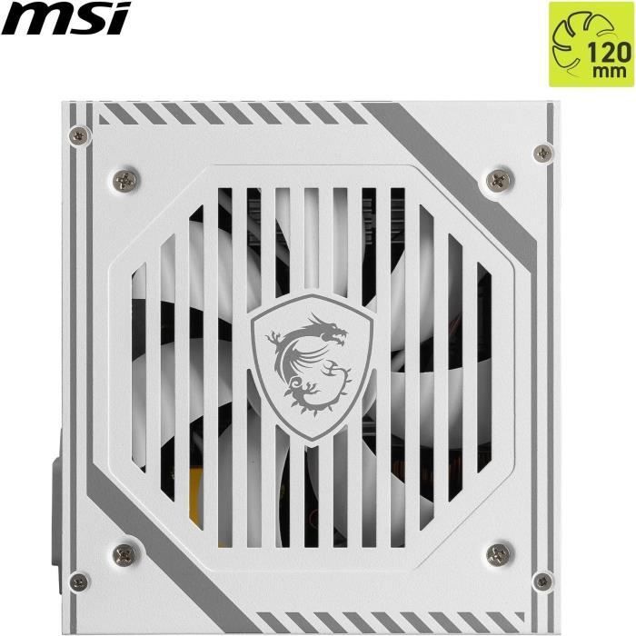 PC power supply - MSI - 306-7ZPAX27-HH9 - MAG A650BNL WHITE