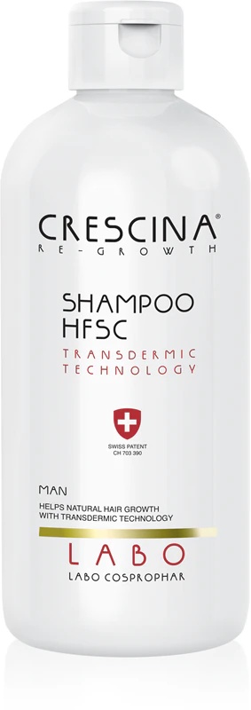 Crescina transdermālais šampūns vīriešiem pret matu retināšanu un izkrišanu