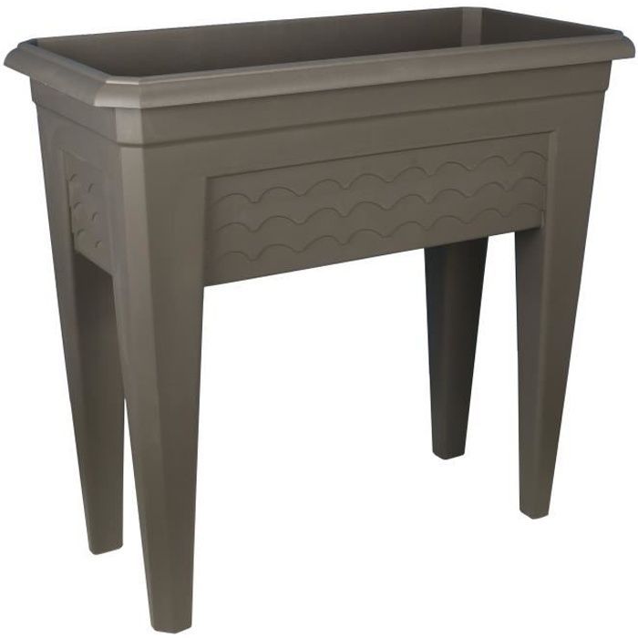 Izigarden 80 Growing/Vegetable Table - RIVIERA - 78x39x73.5 cm - 64L - Grey