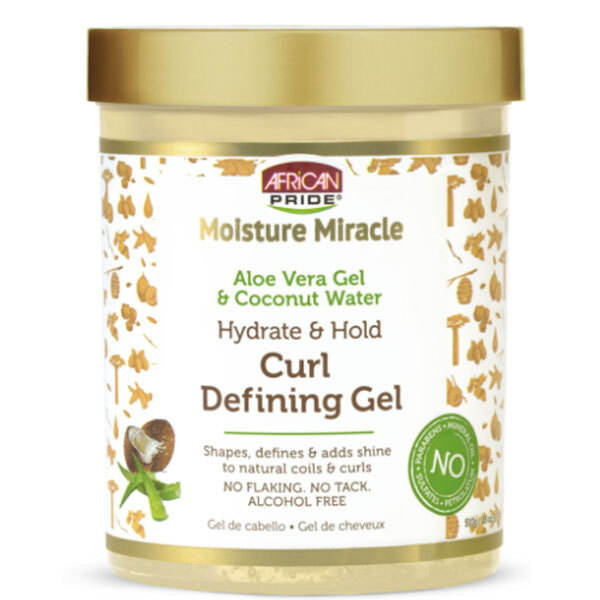 Gel definidor de rizos Moisture Miracle con aloe y agua de coco