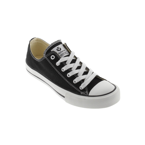 Victoria Tribu Canvas-Sneaker mit weißen Schnürsenkeln