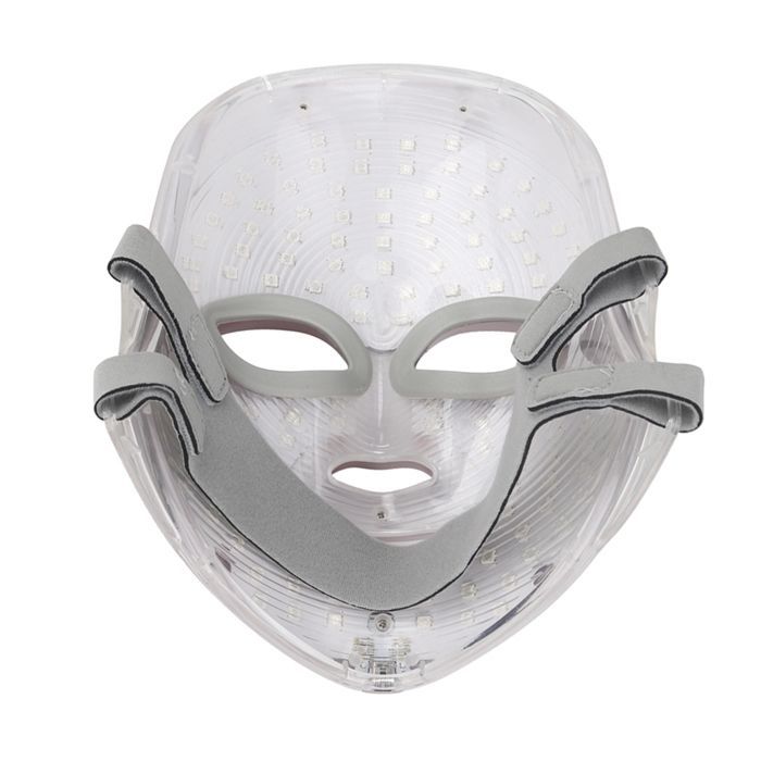 DAM Seven-Color Photonic LED Mask. Facial care, anti-aging, skin rejuvenation. 19x13x23 cm. Color: Gold